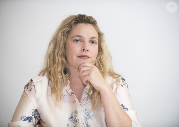 Drew Barrymore en conférence de presse pour la série "Santa Clarita Diet" à Beverly Hills. Le 23 mars 2018