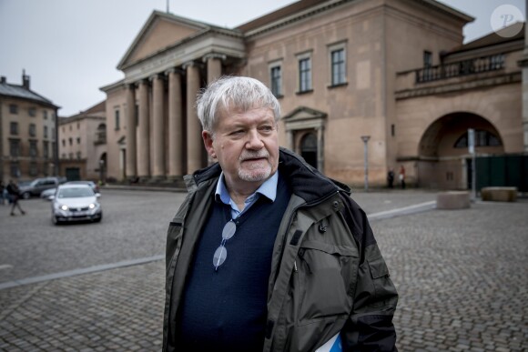 Steen Lorck, l'associé de Peter Madsen - Arrivées au procès de Peter Madsen à Copenhague le 27 mars 2018.