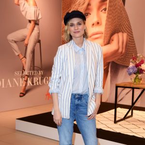 Diane Kruger présente la collection H&M "Selected by Diane Kruger" à Berlin. Le 25 avril 2018.