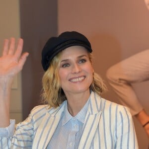 Diane Kruger présente la collection H&M "Selected by Diane Kruger" à Berlin. Le 25 avril 2018.