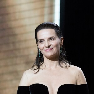 Juliette Binoche - 43e cérémonie des Cesar à la salle Pleyel à Paris, le 2 mars 2018. © Dominique Jacovides - Olivier Borde / Bestimage