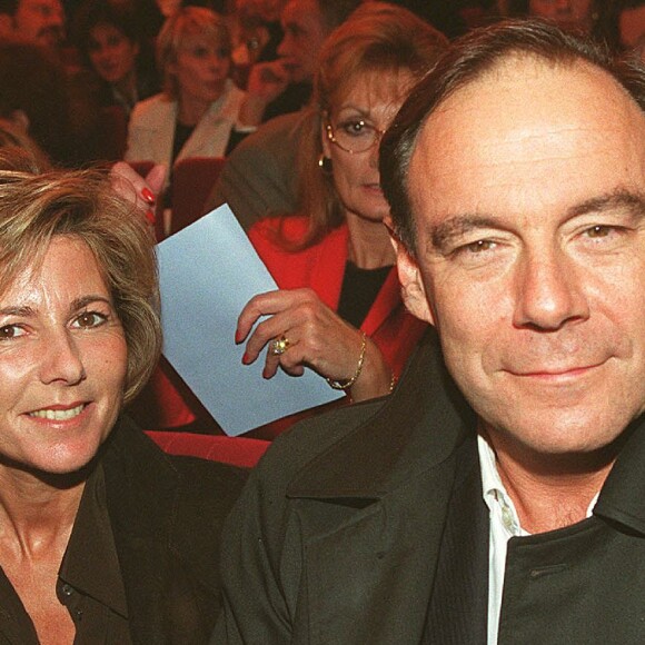 Claire Chazal et Xavier Couture en 2001.