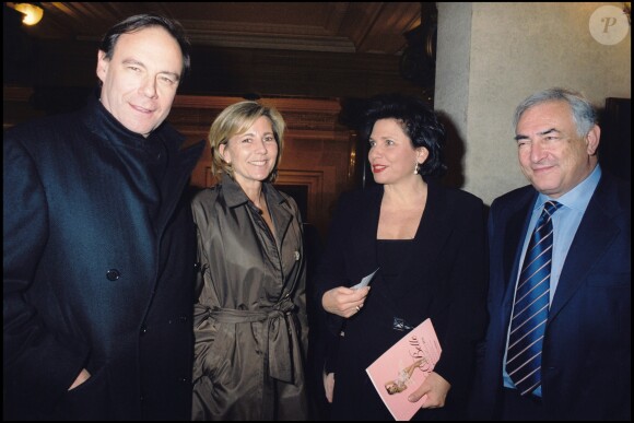 Xavier Couture, Claire Chazal, Anne Sinclair et Dominique Strass-Kahn en 2003.