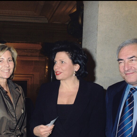 Xavier Couture, Claire Chazal, Anne Sinclair et Dominique Strass-Kahn en 2003.
