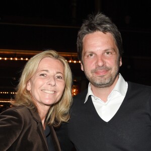 Claire Chazal et Arnaud Poivre d'Arvor au Casino de Paris, le 17 avril 2018.