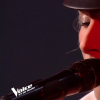 B Demi-Mondaine lors du deuxième live de "The Voice 7" (TF1) samedi 28 avril 2018.