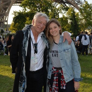 Exclusif - Laurent Boyer et sa fille Marine - Grand concert de l'Orchestre National de France au Champs de Mars présenté par S. Bern sur France 2 pour célébrer la Fête Nationale à Paris le 14 juillet 2017 © Giancarlo Gorassini / Pierre Perusseau / Veeren / Bestimage