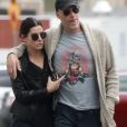 Exclusif - Sandra Bullock et son compagnon Bryan Randall se baladent dans les rues de Studio City. Le couple ne se cache plus et semble très amoureux. Le 3 février 2018