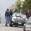 Exclusif - Le harceleur de Sandra Bullock, Joshua James Corbett s'est suicidé après s'être barricadé chez lui durant plusieurs heures à son domicile de la Crescenta à Los Angeles en Californie le 2 mai 2018.