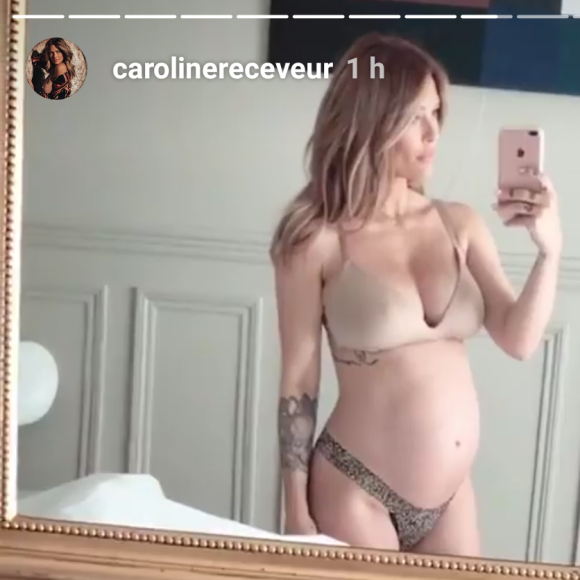 Caroline Receveur en sous-vêtements sur Instagram, 2 mai 2018