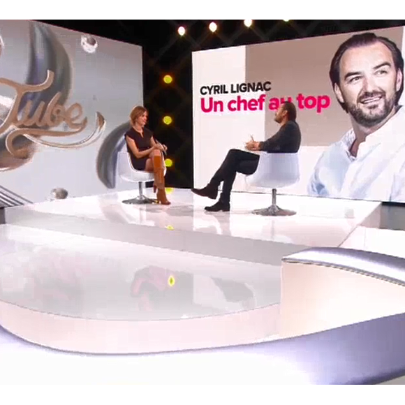 Cyril Lignac dans "Le Tube" de Canal+, samedi 5 mai 2018