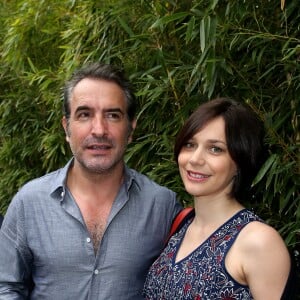 Jean Dujardin et Nathalie Péchalat - People au village des internationaux de France de tennis à Roland Garros à Paris 5 juin 2016. © Dominique Jacovides / Bestimage