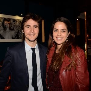 Exclusif - Anouchka Delon et son compagnon Julien Dereims - Vernissage de l'exposition "Les couples Mythiques - Amours sous les projecteurs" à l'hôtel Roch à Paris le 6 février 2018. © Rachid Bellak/Bestimage