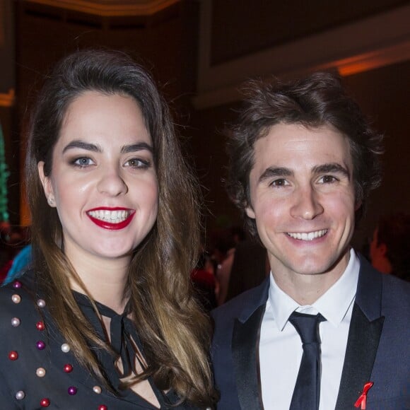 Anouchka Delon et son compagnon Julien Dereims - 15e édition du "Dîner de la mode du Sidaction" au Grand Palais à Paris, le 26 janvier 2017. © Olivier Borde/Bestimage 1