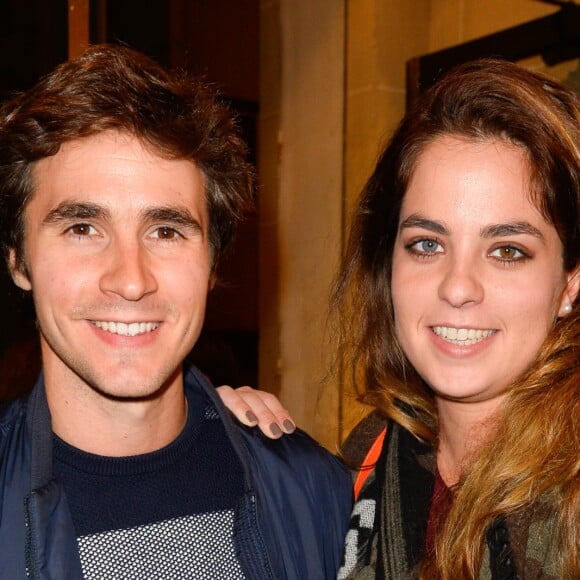 Semi-exclusif - Anouchka Delon et son compagnon Julien Dereims - Générale de la pièce "L'heureux élu", une comédie de Eric Assous au Théâtre de la Madeleine à Paris le 24 octobre 2016. © Coadic Guirec/Bestimage