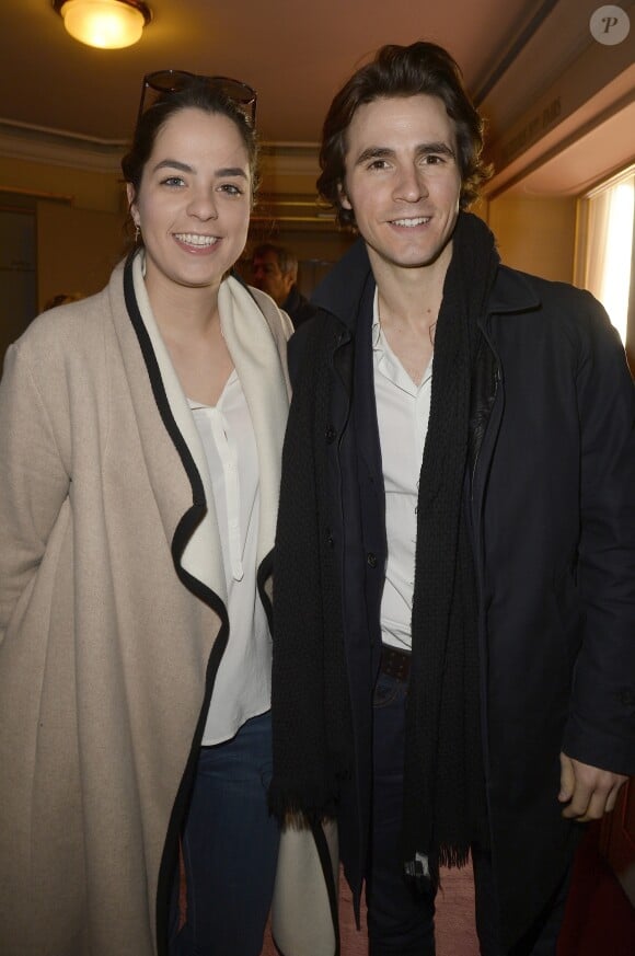 Anouchka Delon et son compagnon Julien Dereims - Cérémonie du Prix du Brigadier 2016 au Théâtre de la Comédie des Champs-Elysées à Paris. © Coadic Guirec / Bestimage