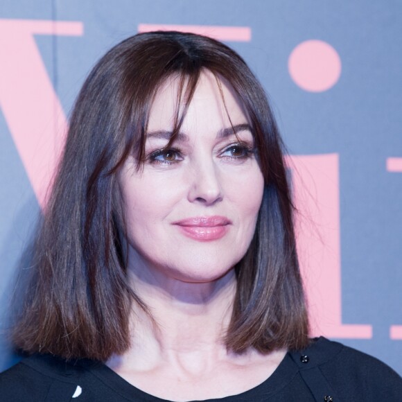 Monica Bellucci a reçu le prix "Virna Lisi 2017" à Rome. Le 7 novembre 2017.