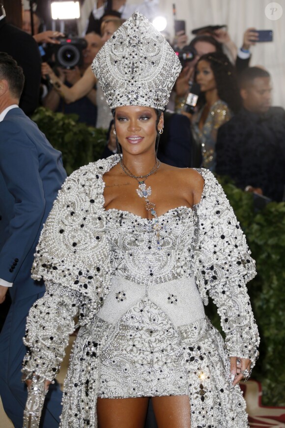 Rihanna au Met Gala à New York, le 7 mai 2018. © Charles Guerin / Bestimage