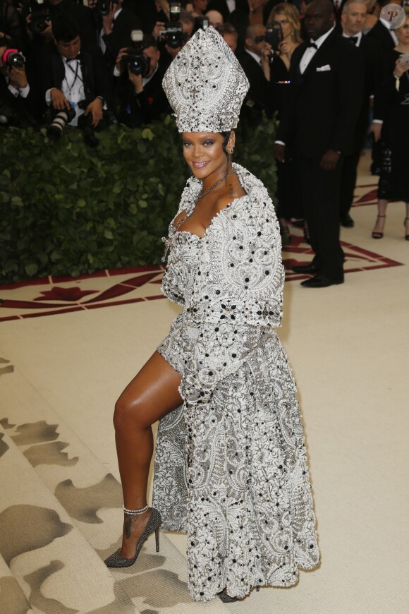 Rihanna au Met Gala à New York, le 7 mai 2018. © Charles Guerin / Bestimage