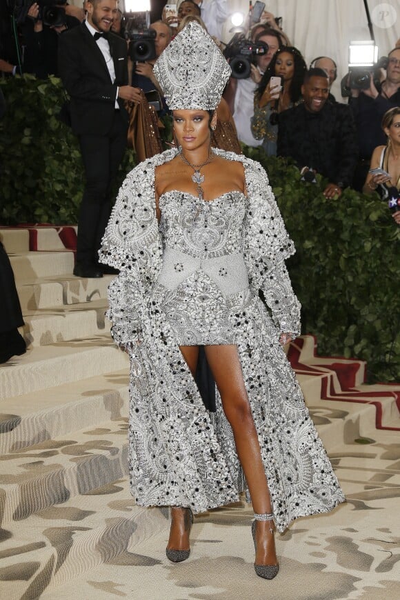 Rihanna au Met Gala à New York, le 7 mai 2018. © Charles Guerin / Bestimage