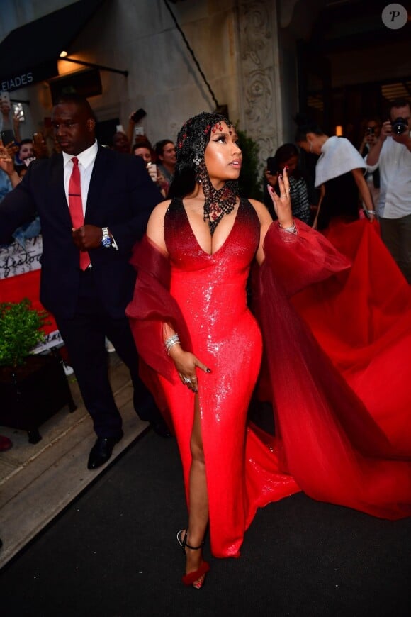 Nicki Minaj au Met Gala à New York, le 7 mai 2018.