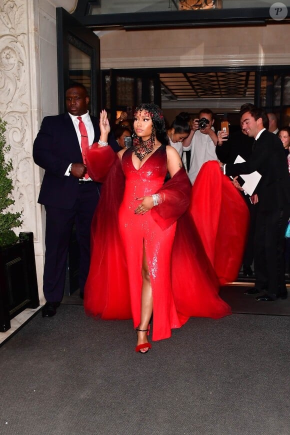 Nicki Minaj au Met Gala à New York, le 7 mai 2018.
