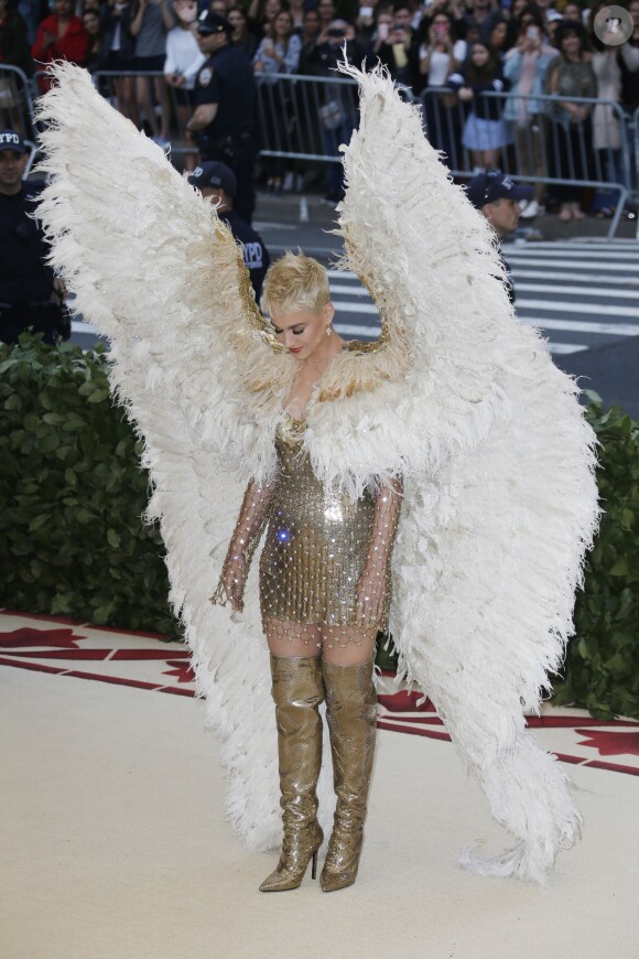 Katy Perry au Met Gala à New York, le 7 mai 2018. © Charles Guerin / Bestimage