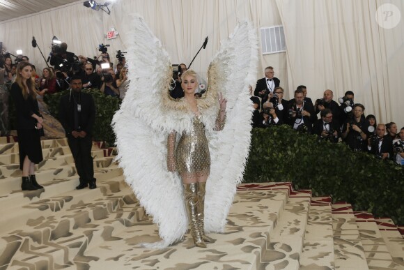 Katy Perry au Met Gala à New York, le 7 mai 2018. © Charles Guerin / Bestimage