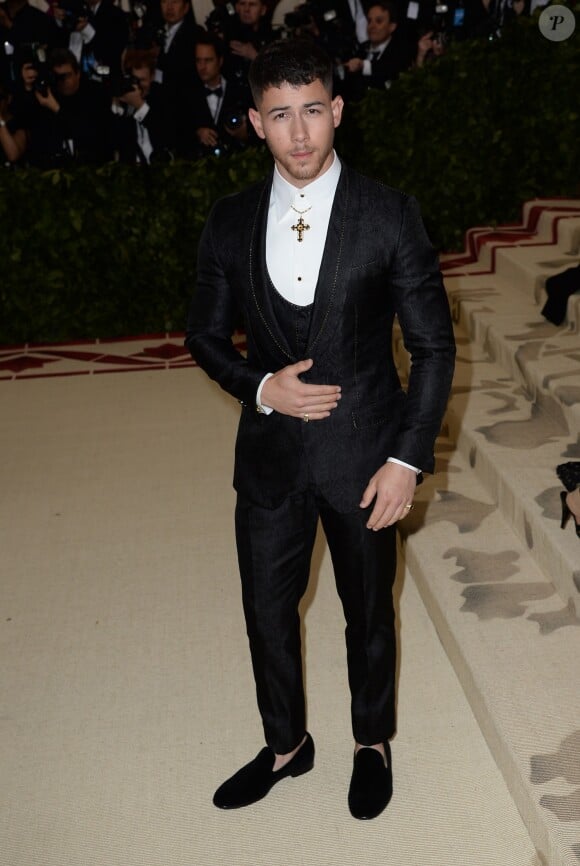 Nick Jonas at arrivals for Heavenly Bodies: Fashion and the Catholic Imagination Met Gala Costume Institute Annual Benefit - Part 3, Metropolitan Museum of Art, New York, NY May 7, 2018. Photo By Kristin Callahan/Everett Collection/ABACAPRESS.COM07/05/2018 - 