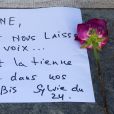 Illustrations devant la maison de Maurane décédée dans la soirée du 7 mai, à l'âge de 57 ans, dans la commune de Schaerbeek, à Bruxelles. Belgique, Bruxelles, 8 mai 2018. © Alain Rolland / Imagebuzz / Bestimage