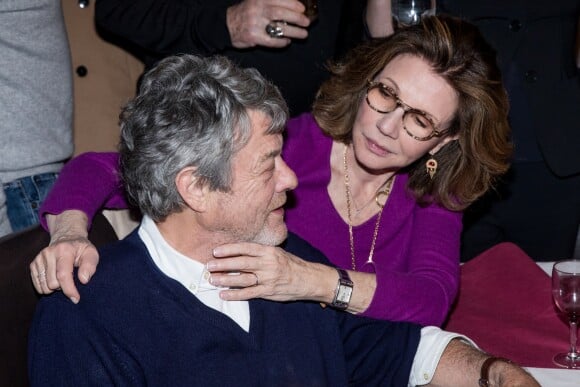 Semi-Exclusif - Jean-Louis Borloo et sa femme Béatrice Schönberg - Soirée en l'honneur de Nathalie Baye, organisée par Louis Michel Colla, à La Chope des Puces, restaurant mythique de Marcel Campion à Saint-Ouen. Le 30 avril 2018 © Cyril Moreau / Bestimage