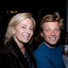 Semi-Exclusif - Claire Chazal et Laurent Delahousse - Soirée en l'honneur de Nathalie Baye, organisée par Louis Michel Colla, à La Chope des Puces, restaurant mythique de Marcel Campion à Saint-Ouen. Le 30 avril 2018 © Cyril Moreau / Bestimage