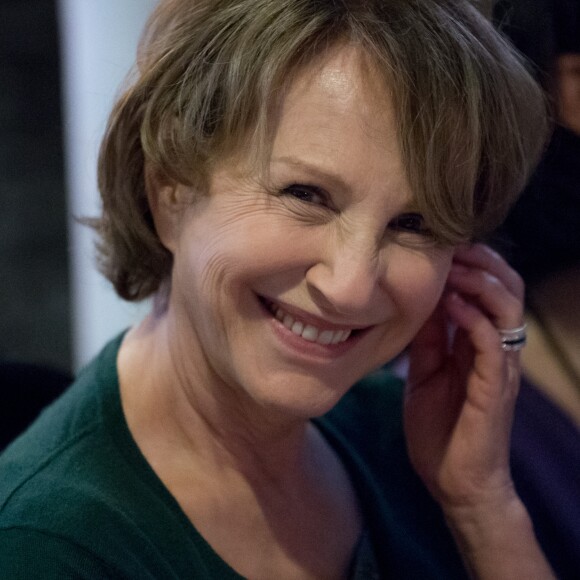 Semi-Exclusif - Nathalie Baye - Soirée en l'honneur de Nathalie Baye, organisée par Louis Michel Colla, à La Chope des Puces, restaurant mythique de Marcel Campion à Saint-Ouen. Le 30 avril 2018 © Cyril Moreau / Bestimage