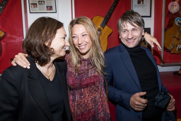 Semi-Exclusif - Laura Smet et Stanislas Merhar - Soirée en l'honneur de Nathalie Baye, organisée par Louis Michel Colla, à La Chope des Puces, restaurant mythique de Marcel Campion à Saint-Ouen. Le 30 avril 2018 © Cyril Moreau / Bestimage