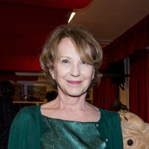 Semi-Exclusif - Nathalie Baye - Soirée en l'honneur de Nathalie Baye, organisée par Louis Michel Colla, à La Chope des Puces, restaurant mythique de Marcel Campion à Saint-Ouen. Le 30 avril 2018 © Cyril Moreau / Bestimage