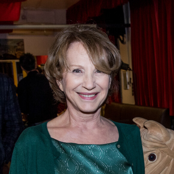 Semi-Exclusif - Nathalie Baye - Soirée en l'honneur de Nathalie Baye, organisée par Louis Michel Colla, à La Chope des Puces, restaurant mythique de Marcel Campion à Saint-Ouen. Le 30 avril 2018 © Cyril Moreau / Bestimage