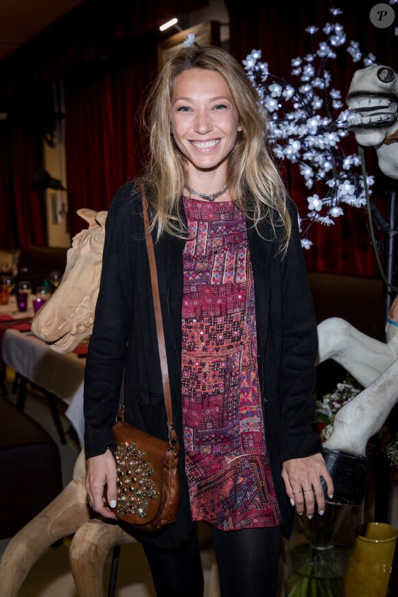 Semi-Exclusif - Laura Smet - Soirée en l'honneur de Nathalie Baye, organisée par Louis Michel Colla, à La Chope des Puces, restaurant mythique de Marcel Campion à Saint-Ouen. Le 30 avril 2018 © Cyril Moreau / Bestimage