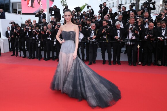 Charlotte Le Bon (Robe Dior Haute-Couture) - Montée des marches du film « Blackkklansman » lors du 71ème Festival International du Film de Cannes. Le 14 mai 2018 © Borde-Jacovides-Moreau/Bestimage