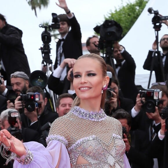 Natasha Poly (bijoux De Grisogono) - Montée des marches du film « Blackkklansman » lors du 71ème Festival International du Film de Cannes. Le 14 mai 2018 © Borde-Jacovides-Moreau/Bestimage