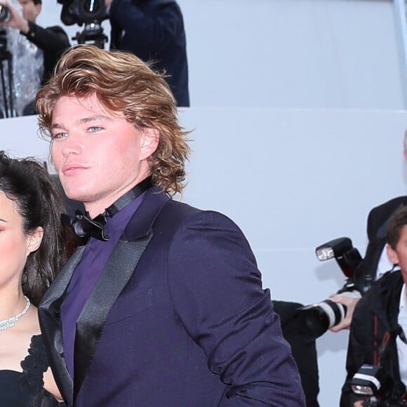 Michelle Rodriguez et Jordan Barrett - Montée des marches du film « Blackkklansman » lors du 71ème Festival International du Film de Cannes. Le 14 mai 2018 © Borde-Jacovides-Moreau/Bestimage