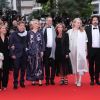Julie Gayet et William Jehannin - Montée des marches du film « Blackkklansman » lors du 71ème Festival International du Film de Cannes. Le 14 mai 2018 © Borde-Jacovides-Moreau/Bestimage