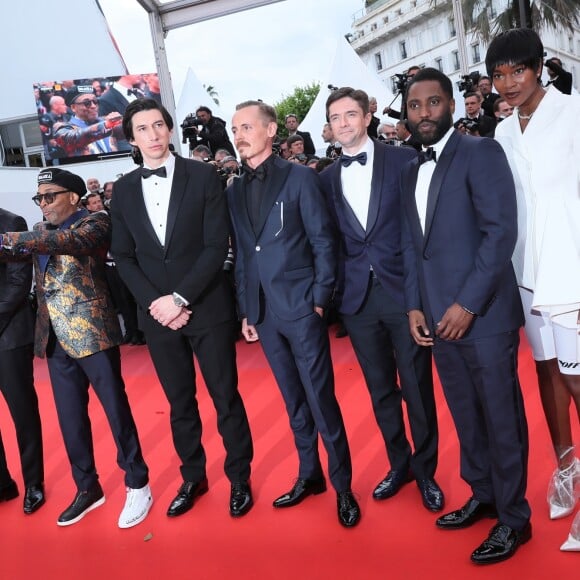 Corey Hawkins, Spike Lee, Adam Driver, Jasper Paakkonen, Topher Grace, John David Washington - Montée des marches du film « Blackkklansman » lors du 71ème Festival International du Film de Cannes. Le 14 mai 2018 © Borde-Jacovides-Moreau/Bestimage