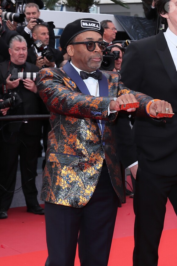 Spike Lee - Montée des marches du film « Blackkklansman » lors du 71ème Festival International du Film de Cannes. Le 14 mai 2018 © Borde-Jacovides-Moreau/Bestimage