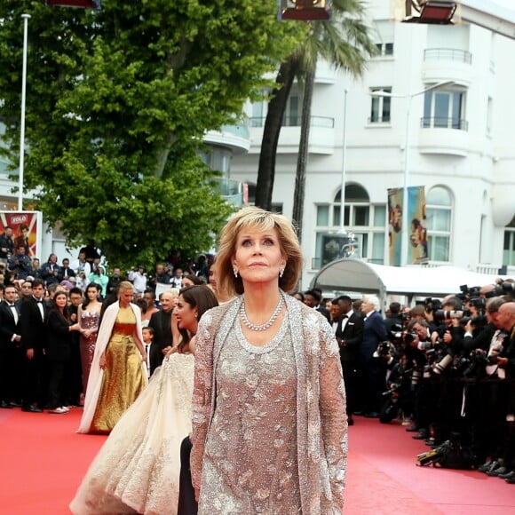 Jane Fonda - Montée des marches du film « Blackkklansman » lors du 71ème Festival International du Film de Cannes. Le 14 mai 2018 © Borde-Jacovides-Moreau/Bestimage