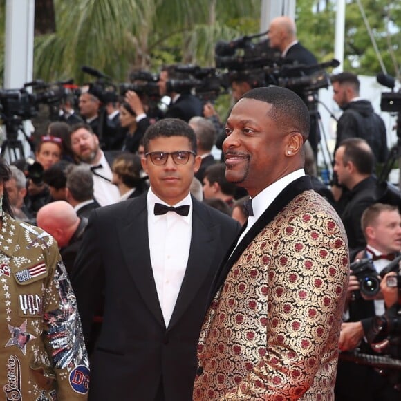 Isabel dos Santos, Sindika Dokolo et Chris Tucker - Montée des marches du film « Blackkklansman » lors du 71ème Festival International du Film de Cannes. Le 14 mai 2018 © Borde-Jacovides-Moreau/Bestimage