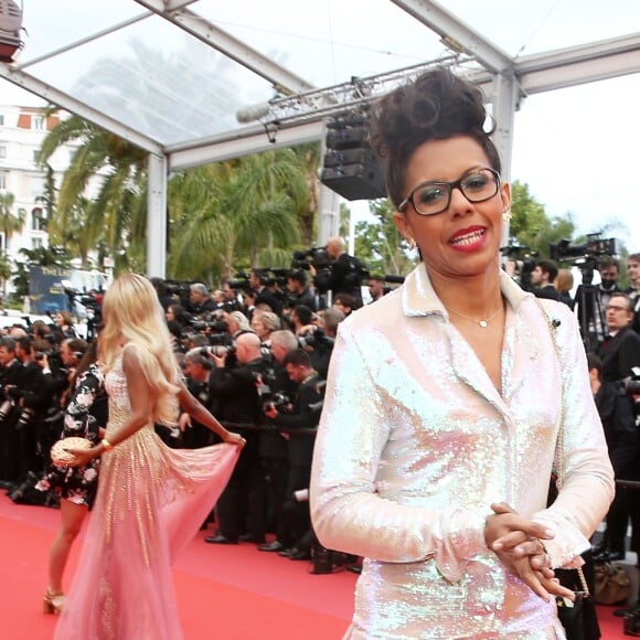 Audrey Pulvar - Montée des marches du film « Blackkklansman » lors du 71ème Festival International du Film de Cannes. Le 14 mai 2018 © Borde-Jacovides-Moreau/Bestimage