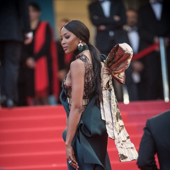 Naomi Campbell (Bijoux de Grisogono) - Montée des marches du film « Blackkklansman » lors du 71ème Festival International du Film de Cannes. Le 14 mai 2018 © Borde-Jacovides-Moreau/Bestimage