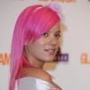 Lily Allen à la soirée des Glamour Awards à Londres le 5 juin 2008. C'est lors de cette soirée qu'elle a fameusement pris de la drogue, finissant presque inconsciente dans le taxi qui la ramenait chez elle.