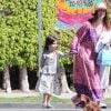 Exclusif - Jennifer Love Hewitt est allée chercher sa fille Autumn à son école à Los Angeles, le 28 mars 2018.