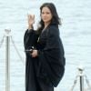 Michelle Rodriguez arrive en annexe à l'hôtel du Cap-Eden-Roc lors du 71ème Festival International du Film de Cannes, à Antibes, France, le 17 mai 2018.